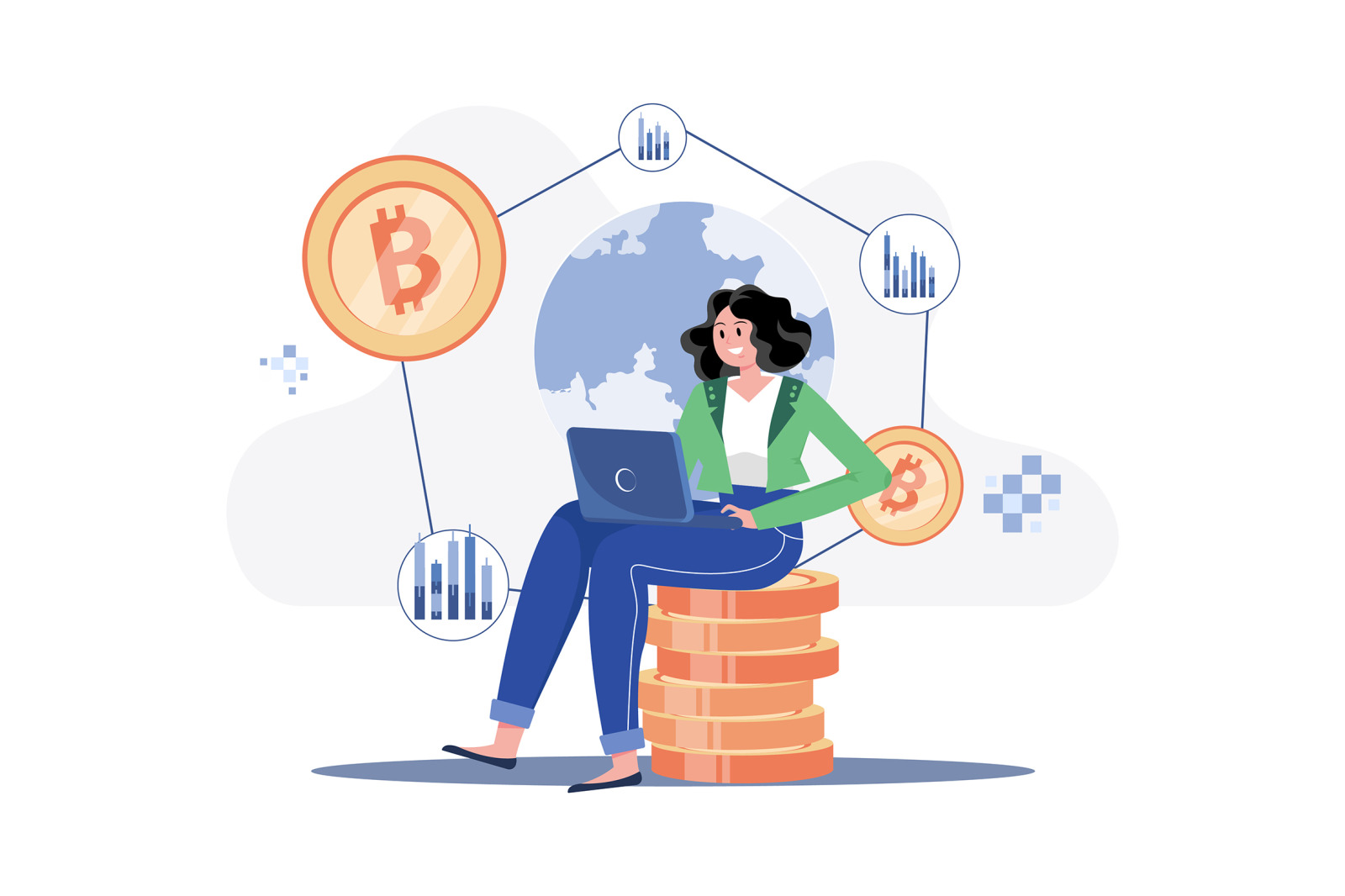 M503_Blockchain Technology Illustration Pack M503_Blockchain Technology Illustration Pack