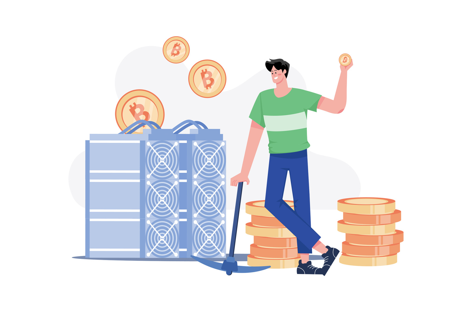 M503_Blockchain Technology Illustration Pack M503_Blockchain Technology Illustration Pack