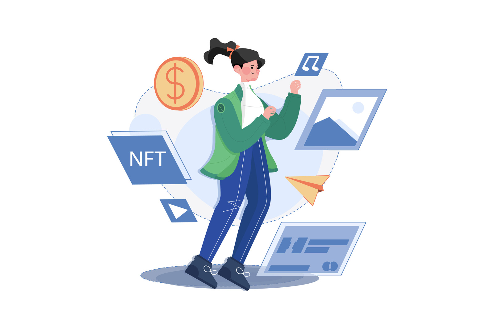 M505_NFT &amp; Crypto Illustration Pack