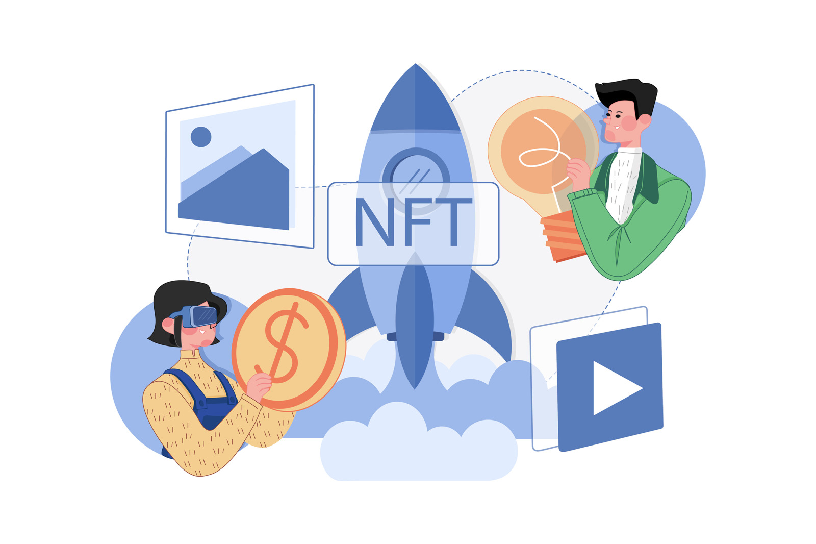 M505_NFT &amp; Crypto Illustration Pack