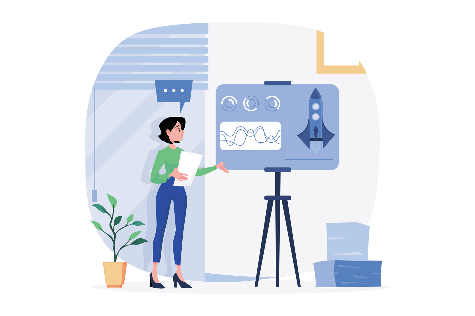 M489_Business Startup Illustrations M489_Business Startup Illustrations