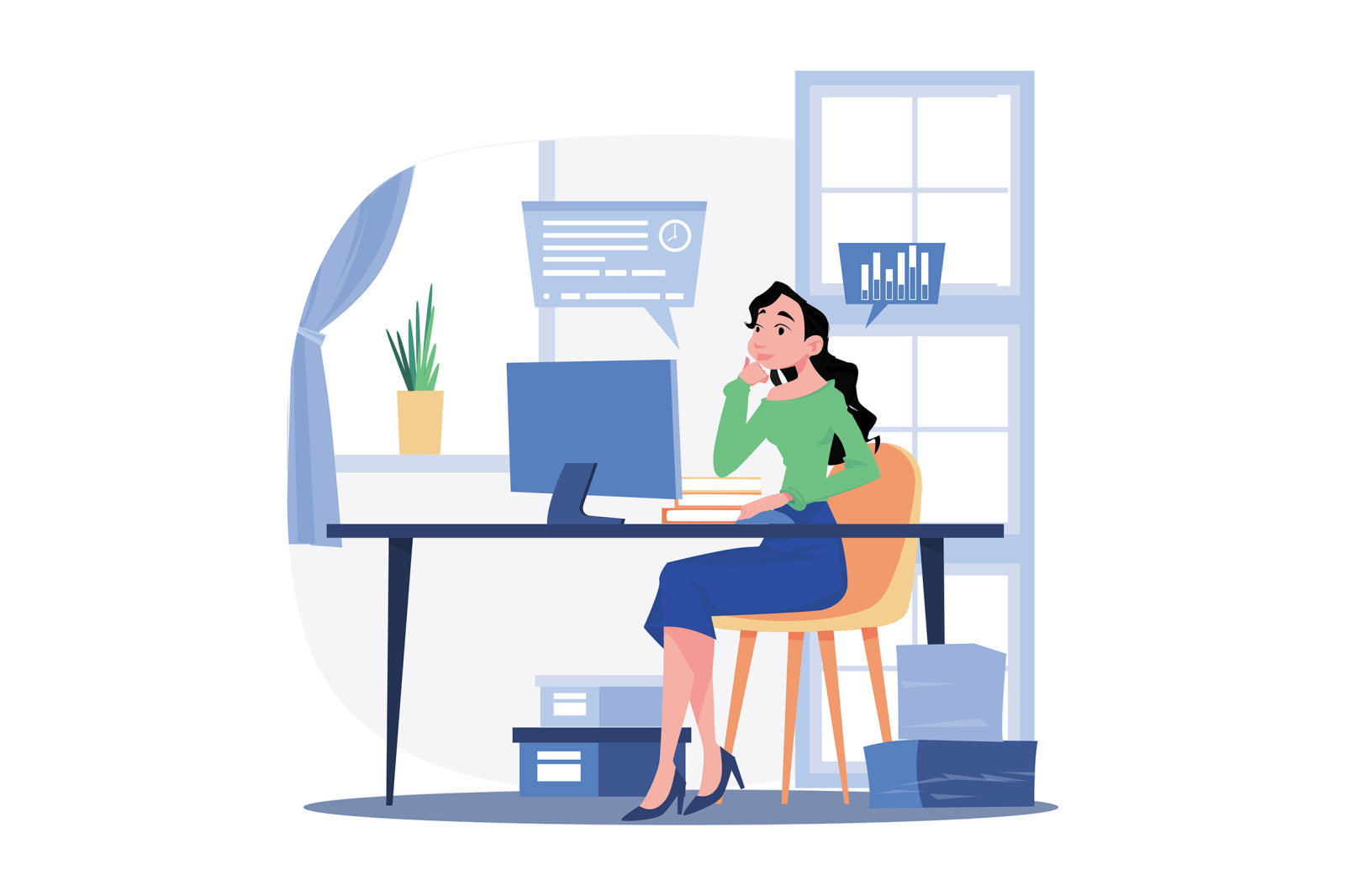 M489_Business Startup Illustrations M489_Business Startup Illustrations