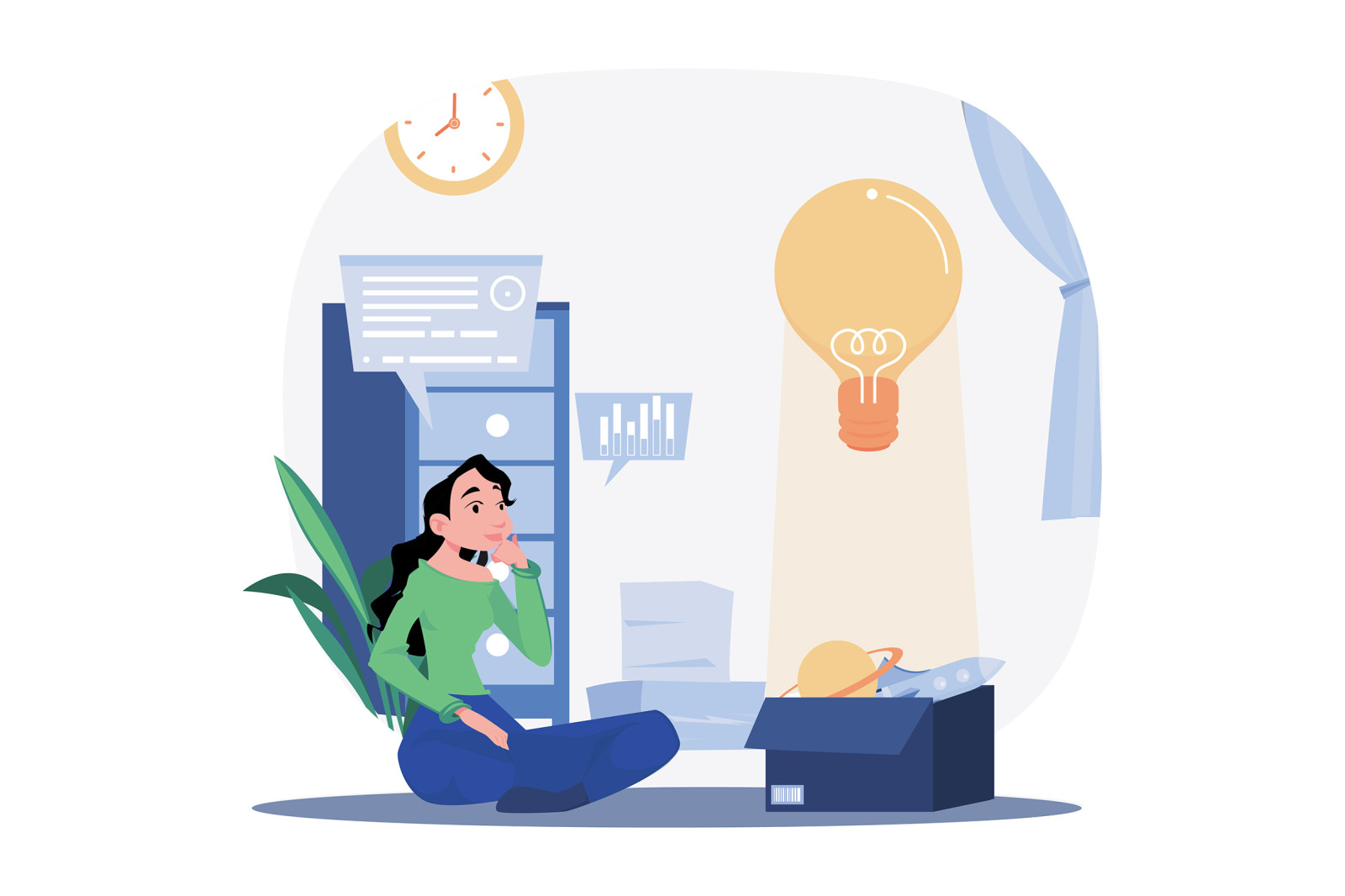 M489_Business Startup Illustrations M489_Business Startup Illustrations