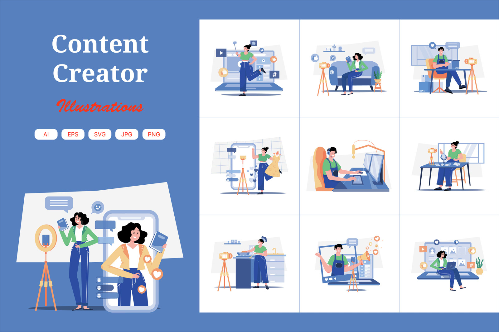 M509_Content Creator Illustration Pack M509_Content Creator Illustration Pack