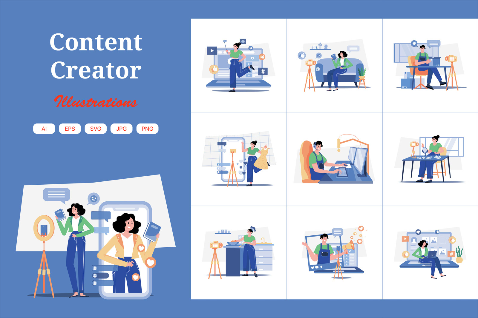 M509_Content Creator Illustration Pack