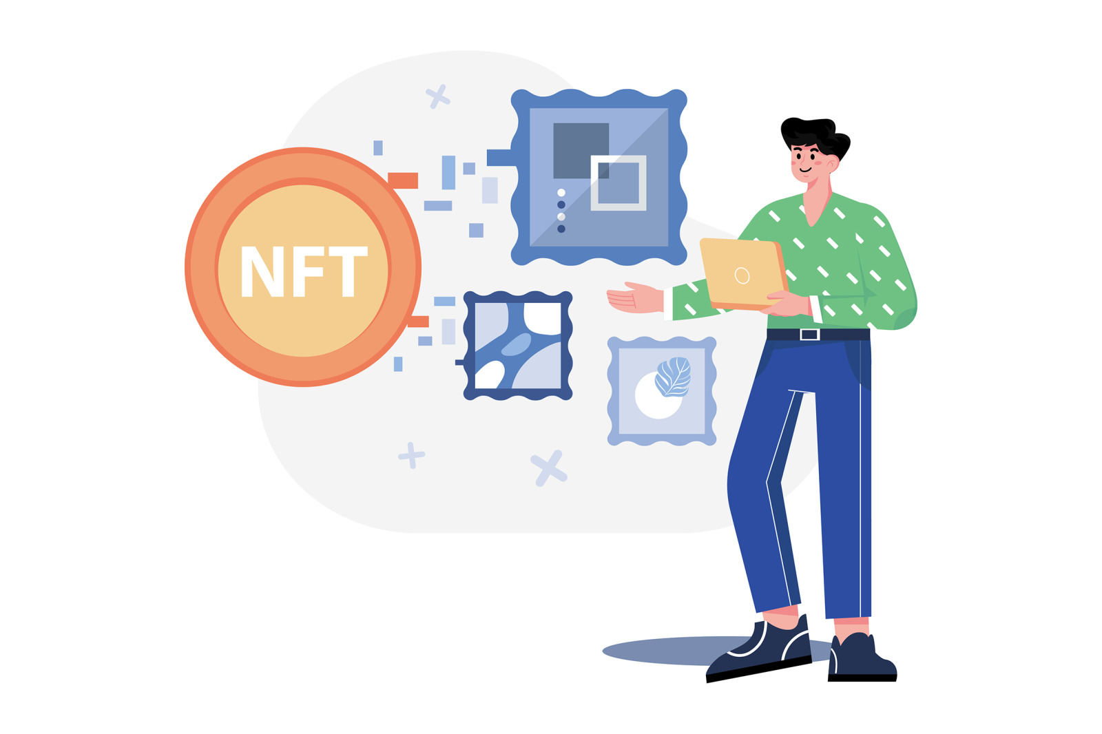 M473_NFT &amp; Crypto Illustration Pack