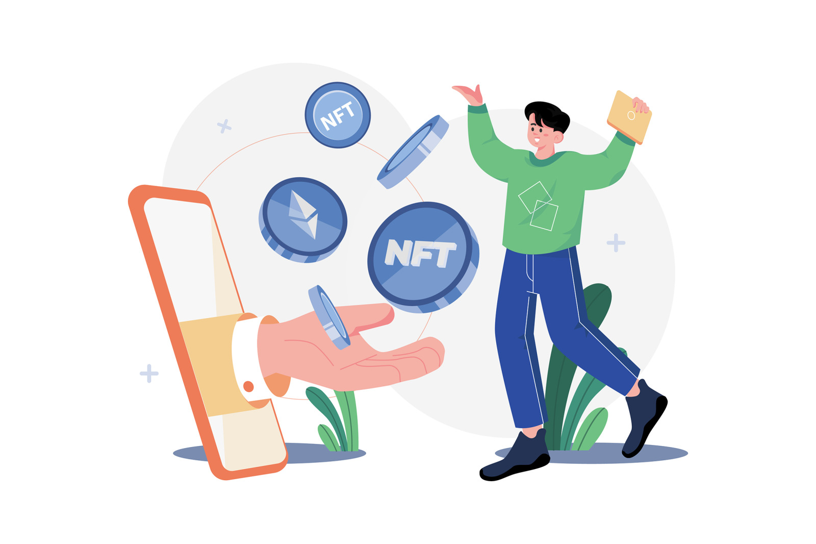 M473_NFT &amp; Crypto Illustration Pack