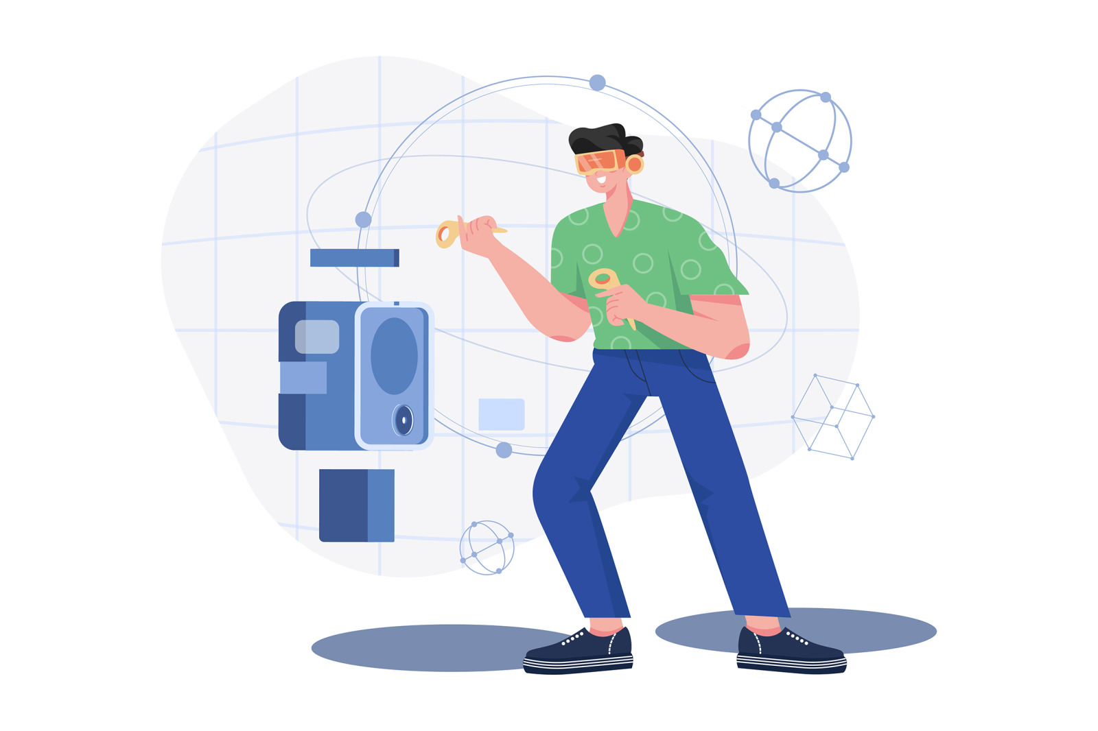 M483_Metaverse Technology Illustration Pack M483_Metaverse Technology Illustration Pack