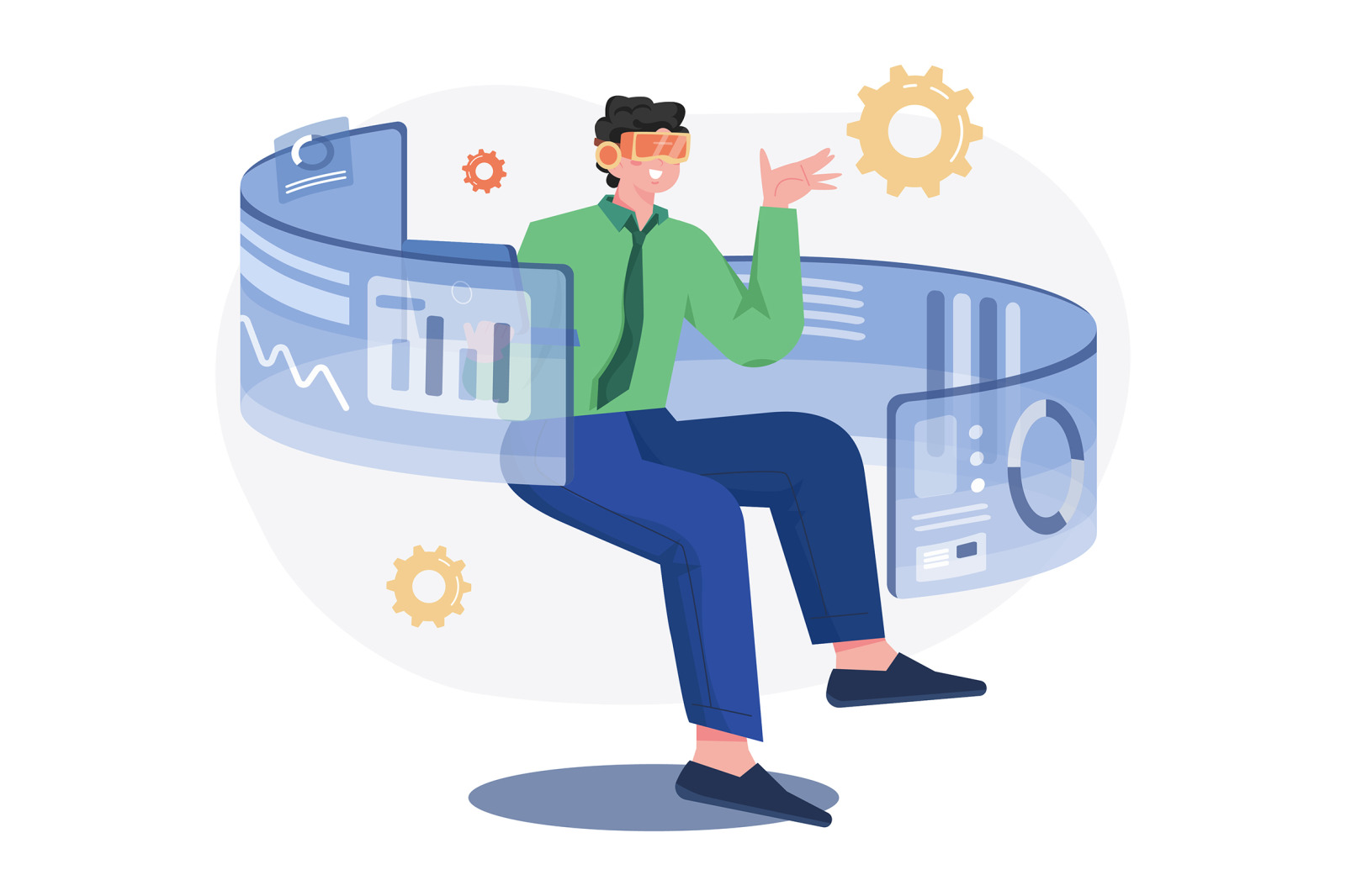 M483_Metaverse Technology Illustration Pack M483_Metaverse Technology Illustration Pack
