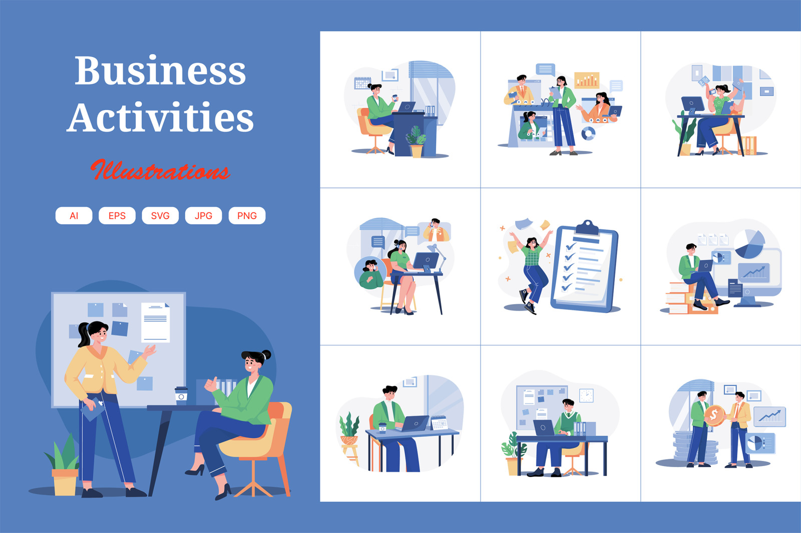 M485_Business Activities Illustrations