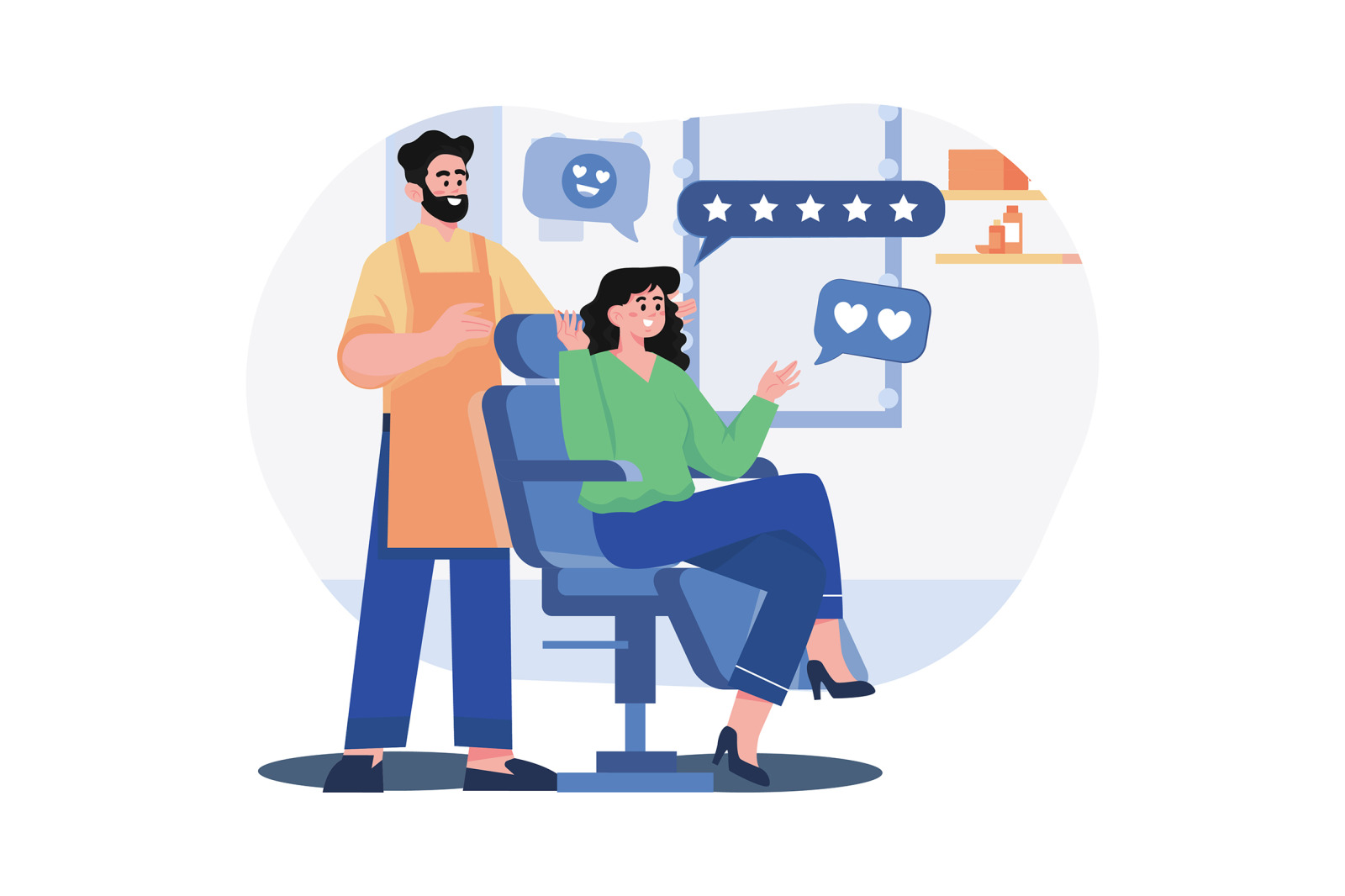M487_Customer Review Illustration Pack M487_Customer Review Illustration Pack