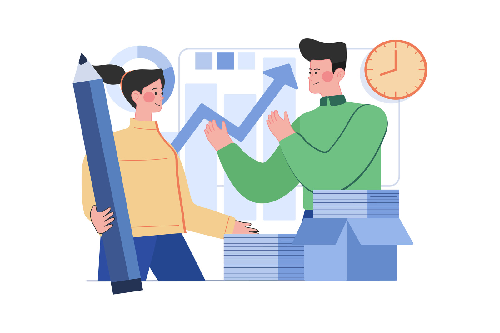 M482_Teamwork Illustrations M482_Teamwork Illustrations