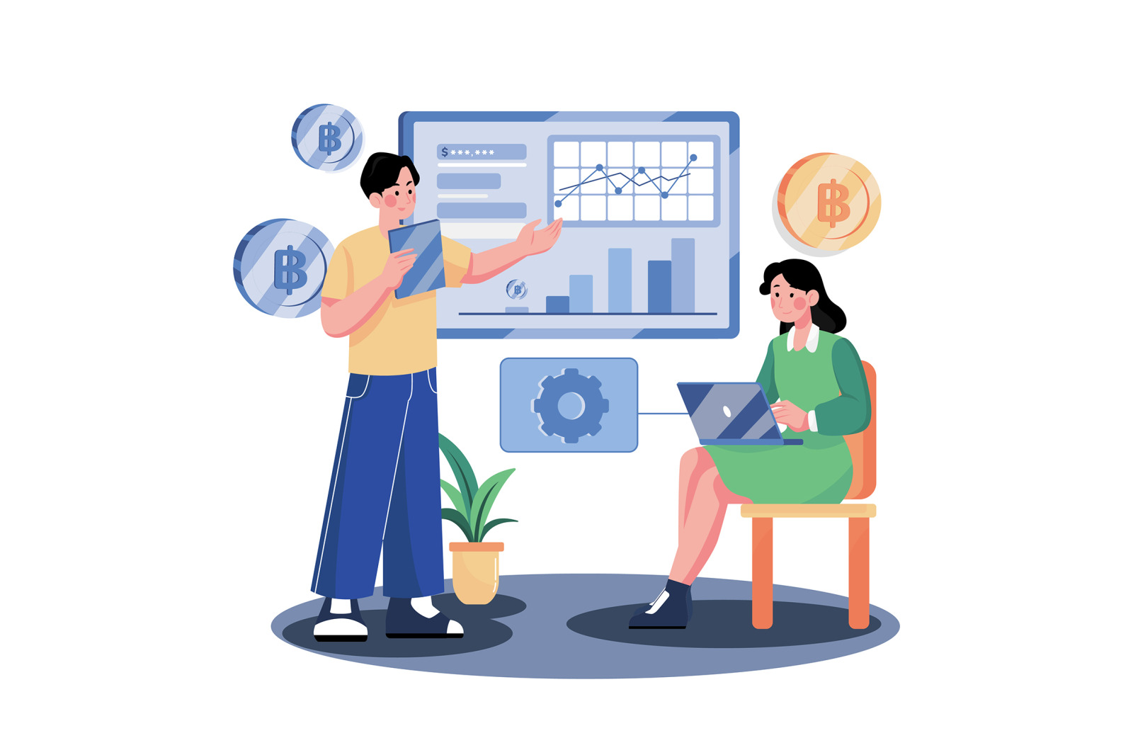 M470_Cryptocurrency Illustration Pack