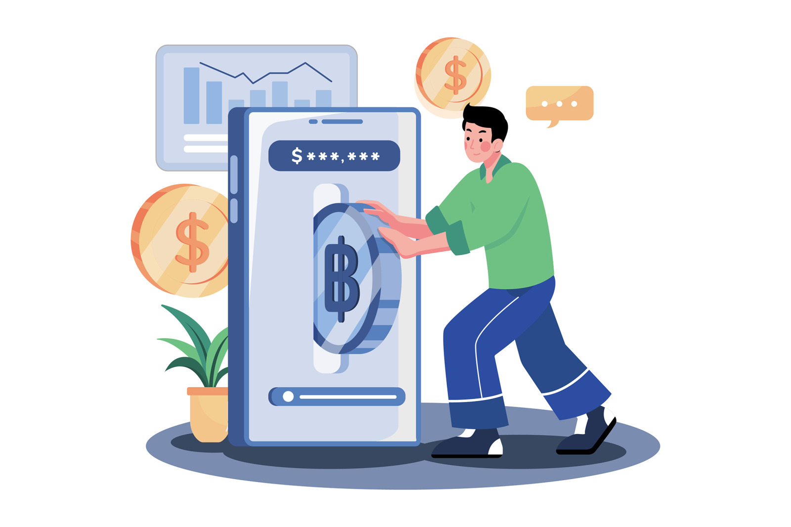 M470_Cryptocurrency Illustration Pack