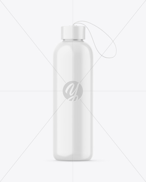 Glossy Thermos Bottle Mockup