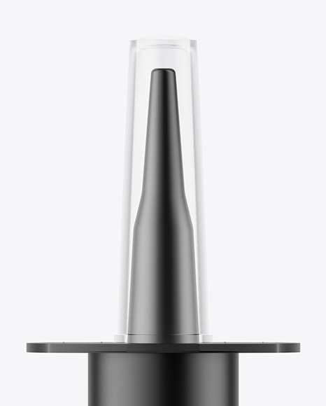 Amber Glass Nasal Spray Bottle Mockup