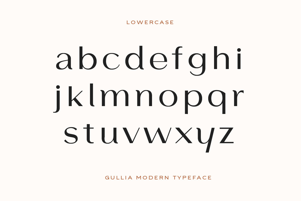 Gullia Elegant Typeface Gullia Elegant Typeface