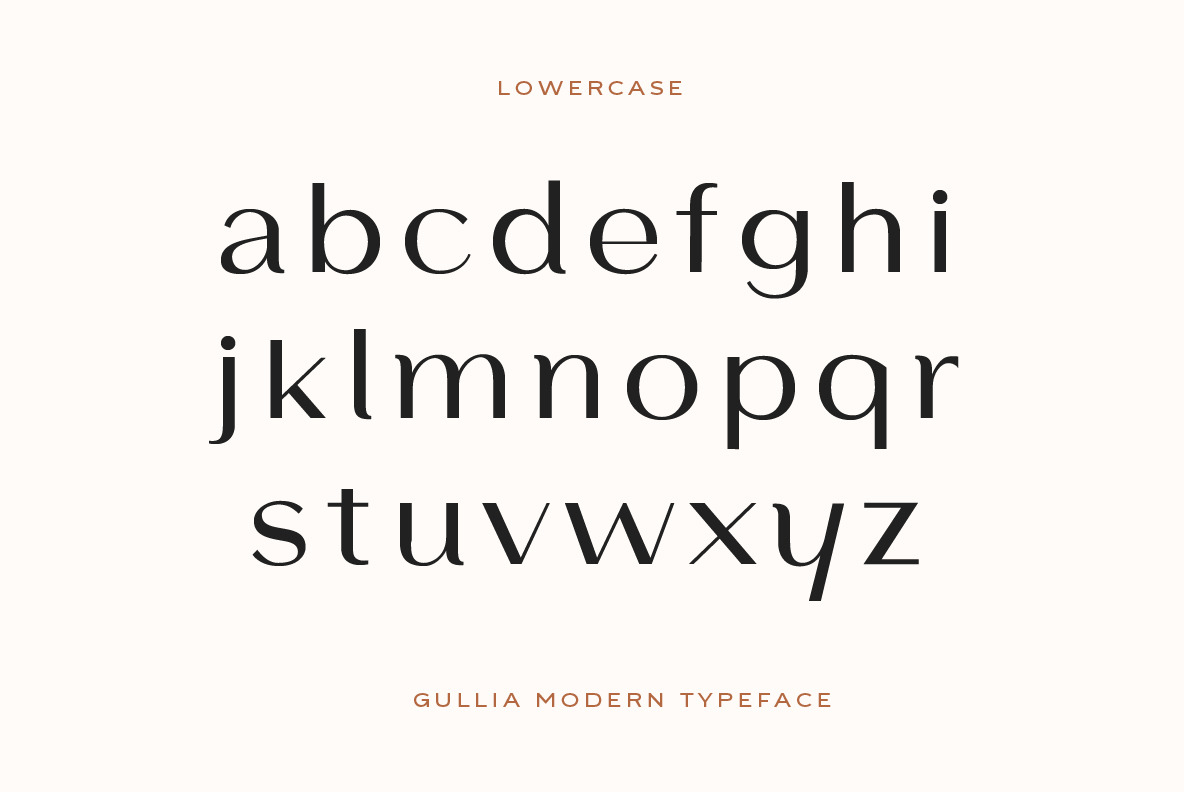 Gullia Elegant Typeface