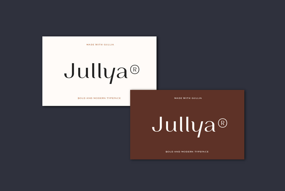 Gullia Elegant Typeface Gullia Elegant Typeface