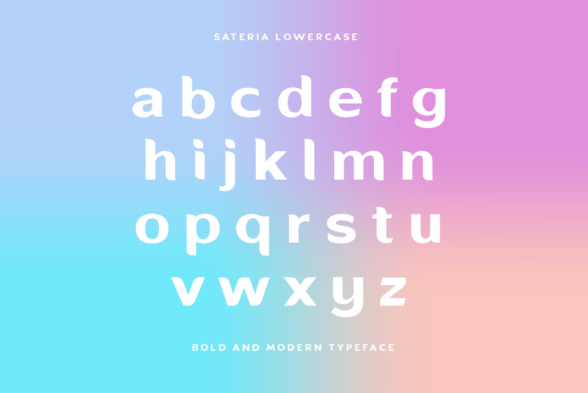 Sateria Modern Sans Serif Sateria Modern Sans Serif
