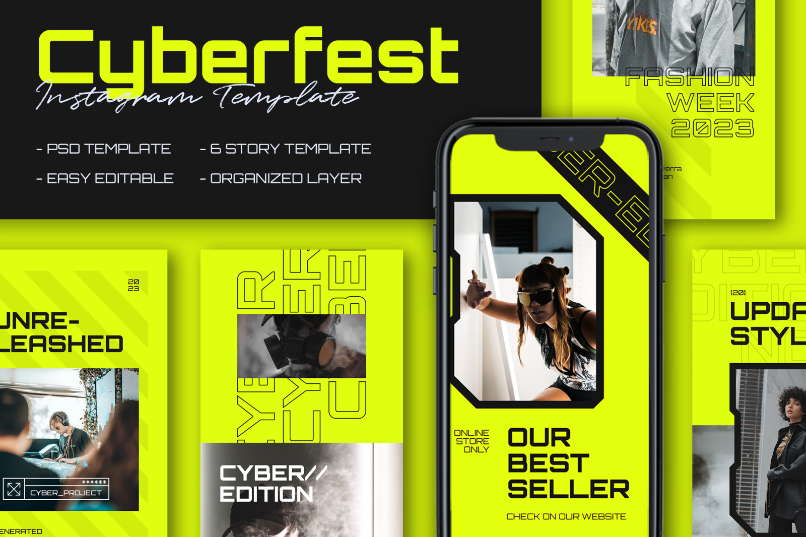 Cyberfest Instagram Stories Template