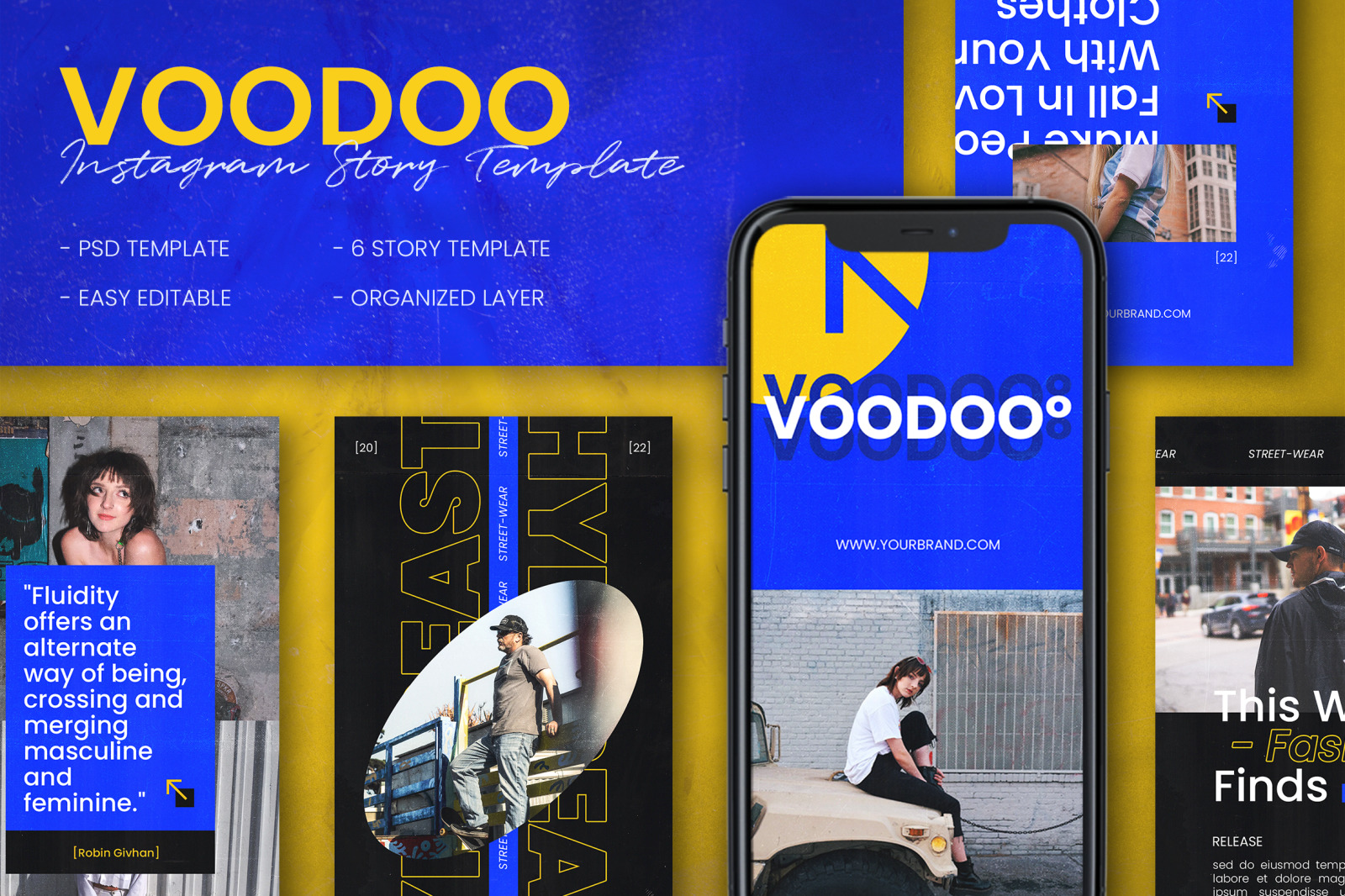 Voodoo Hype Instagram Stories Templates