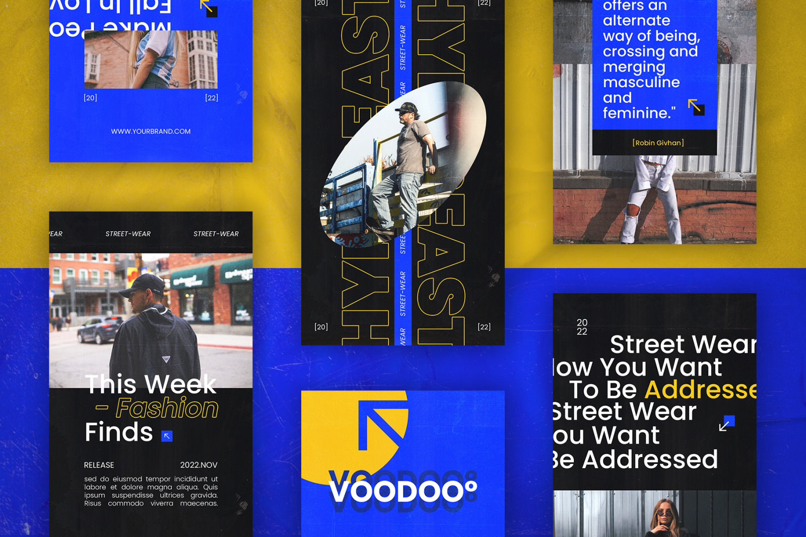 Voodoo Hype Instagram Stories Templates