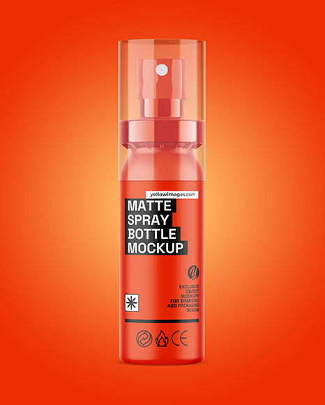 Matte Spray Bottle Mockup Matte Spray Bottle Mockup