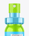 Metallized Spray Bottle Mockup