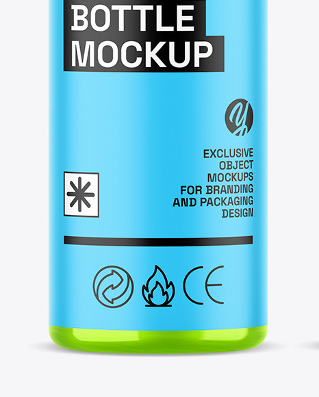 Metallized Spray Bottle Mockup
