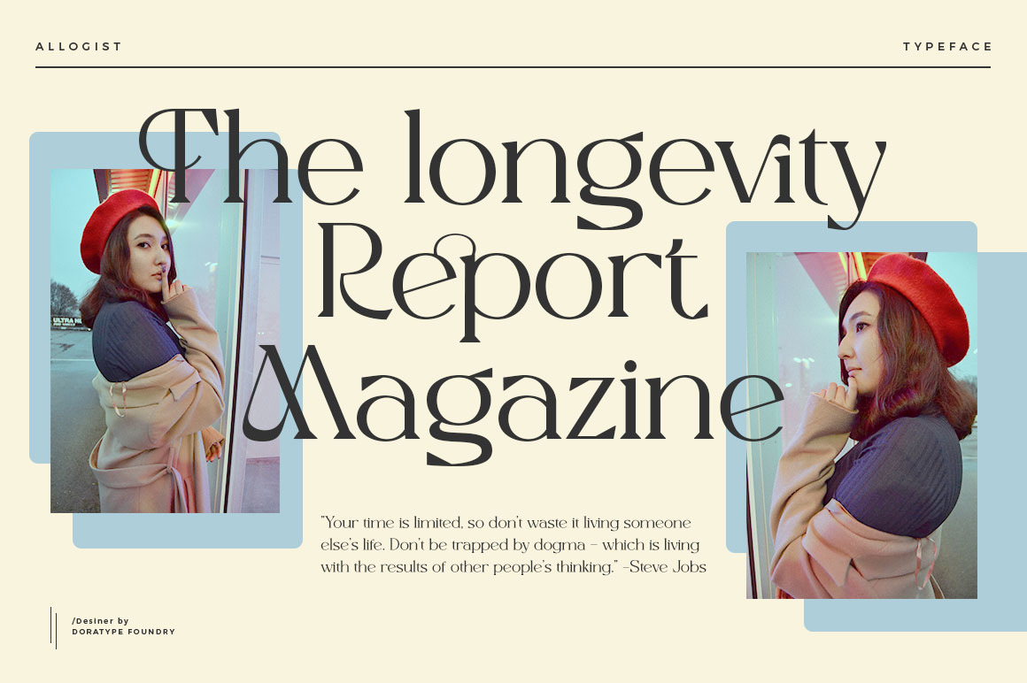 Allogist - Modern Typeface Allogist - Modern Typeface