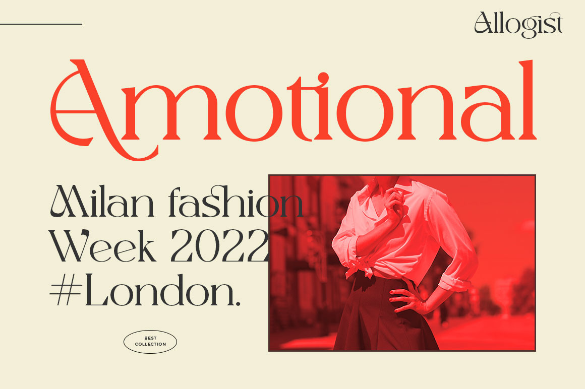Allogist - Modern Typeface Allogist - Modern Typeface