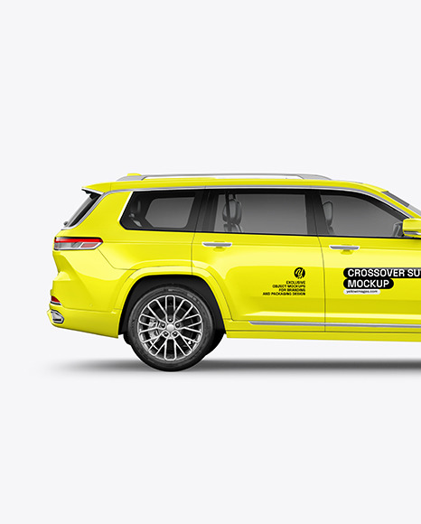 Luxury SUV Mockup - Side View