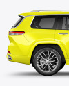 Luxury SUV Mockup - Side View