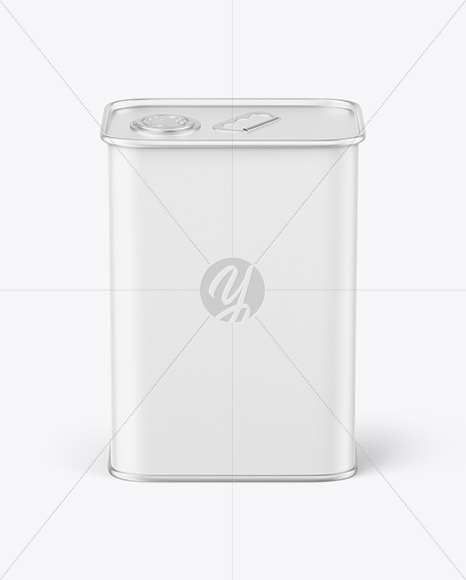 Matte Tin Can Mockup