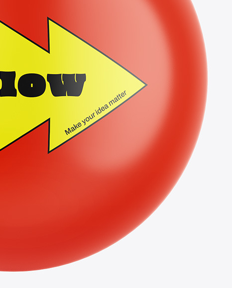 Glossy Christmas Ball Mockup