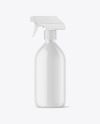 Matte Spray Bottle Mockup