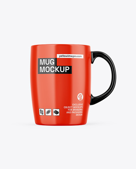 Glossy Mug Mockup