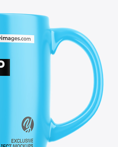 Glossy Mug Mockup