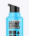 Glossy Cosmetic Bottle w/ Pump Mockup