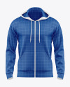 Men's Full-Zip Hoodie Mockup - Front View