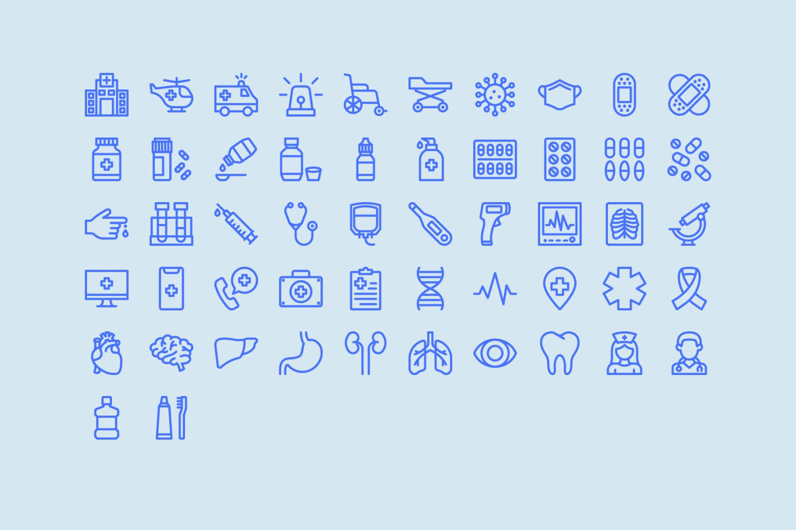 Medical Line Icons