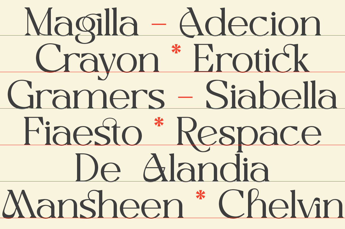 Allogist - Modern Typeface Allogist - Modern Typeface