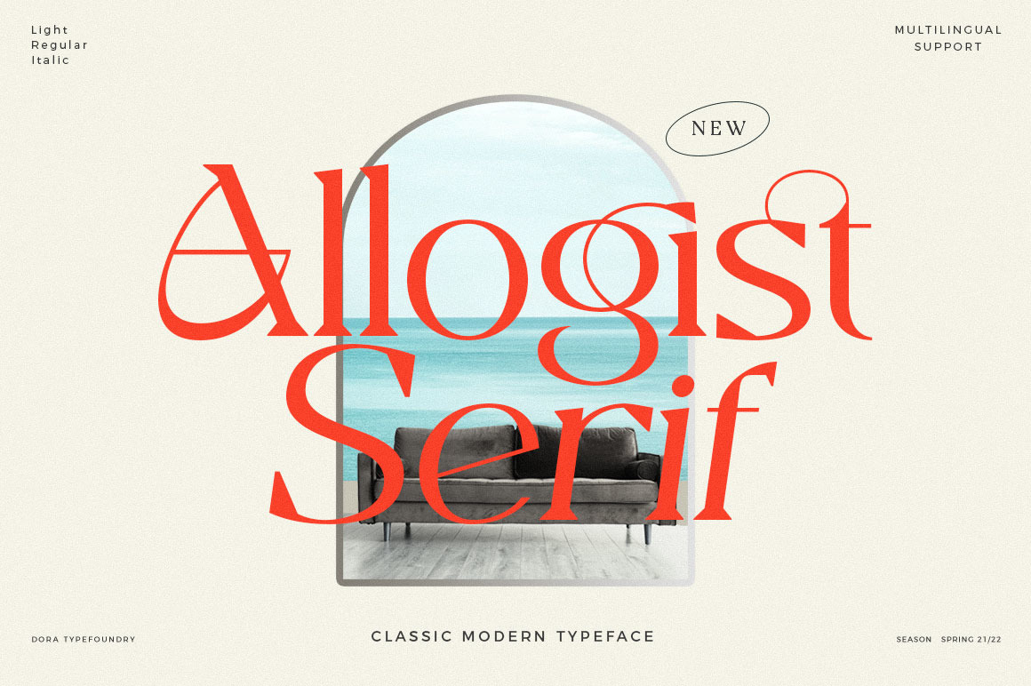 Allogist - Modern Typeface Allogist - Modern Typeface