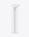 Matte Plastic Trigger Spray Bottle Mockup