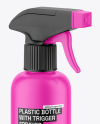 Matte Plastic Trigger Spray Bottle Mockup