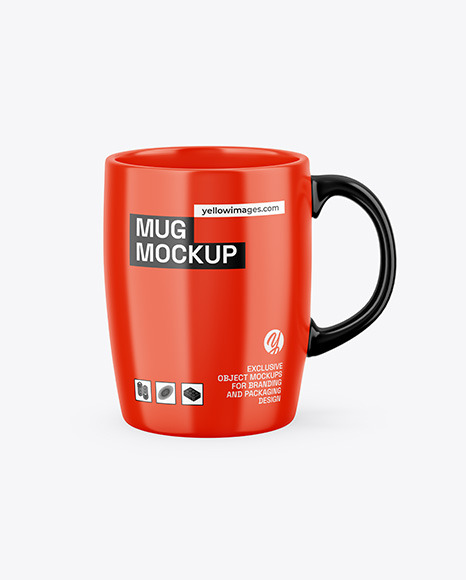 Glossy Mug Mockup