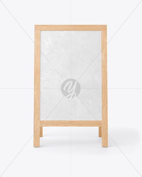 Wooden Stand Mockup