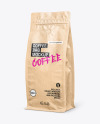 Kraft Paper Coffee Bag Mockup