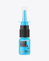 Glossy Nasal Spray Bottle Mockup